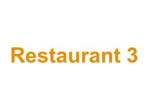 Restaurant 3 Logo