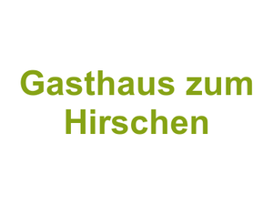 Gasthaus zum Hirschen Logo