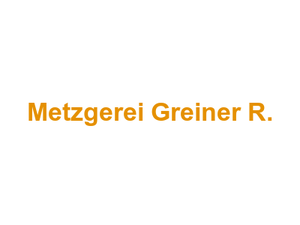 Metzgerei Greiner R. Logo