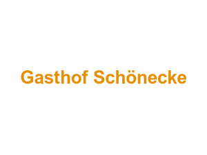 Gasthof Schönecke Logo
