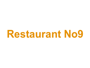 Restaurant No9 Logo