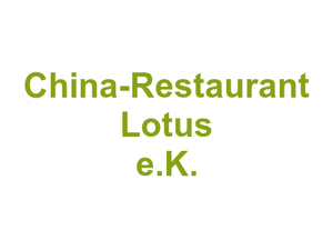 China-Restaurant Lotus e.K. Logo