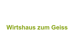 Wirtshaus zum Geiss Logo