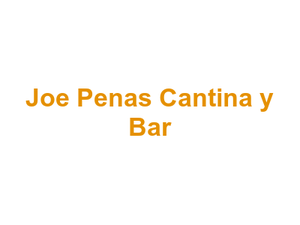 Joe Pena's Cantina y Bar Logo