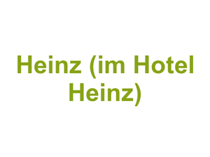 Café und Restaurant Heinz (im Hotel Heinz) Logo