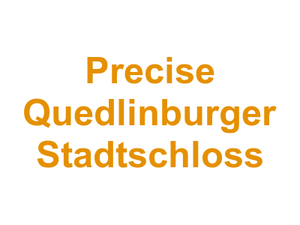 Precise Quedlinburger Stadtschloss Logo