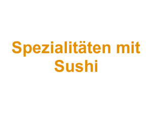 HT Chinesische Spezialitäten mit Sushi Logo