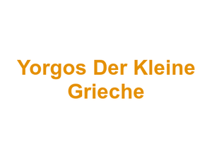 Yorgos Der Kleine Grieche Logo