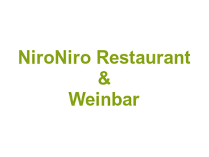 NiroNiro Restaurant & Weinbar Logo