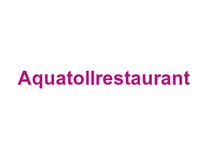Aquatollrestaurant Logo