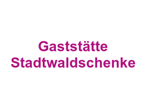 Gaststätte Stadtwaldschenke Logo