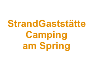 StrandGaststätte Camping am Spring Logo