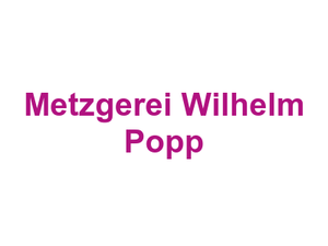 Metzgerei Wilhelm Popp Logo