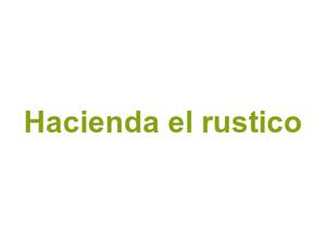 Hacienda el rustico Logo