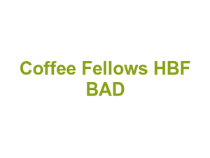Coffee Fellows HBF BAD Logo