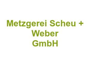 Metzgerei Scheu + Weber GmbH Logo