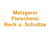 Metzgerei Fleischerei Bock u. Schultze Logo