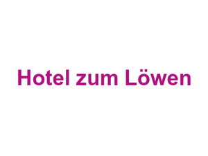 Hotel zum Löwen Logo