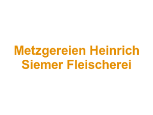 Metzgereien Heinrich Siemer Fleischerei Logo