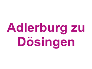 Adlerburg zu Dösingen Logo