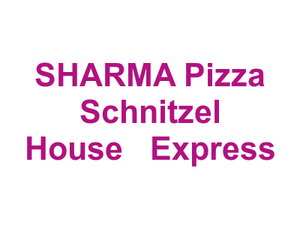 SHARMA Pizza Schnitzel House   Express Logo