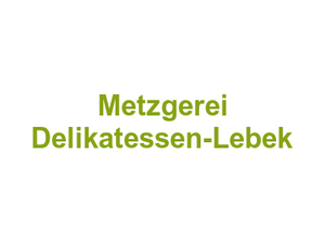 Metzgerei Delikatessen-Lebek Logo