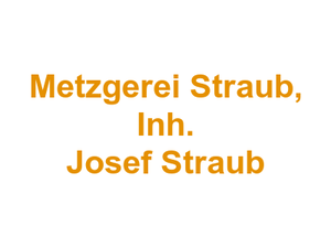 Metzgerei Straub, Inh. Josef Straub Logo