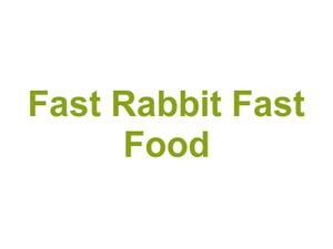 Fast Rabbit Fast Food Logo