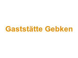 Gaststätte Gebken Logo