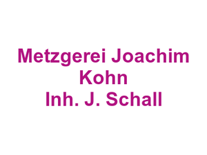 Metzgerei Joachim Kohn Inh. J. Schall Logo