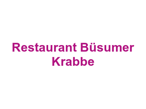Restaurant "Büsumer Krabbe" Logo