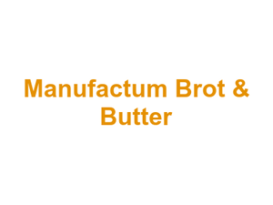 Manufactum Brot & Butter Logo