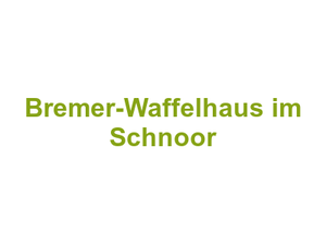 Bremer-Waffelhaus im Schnoor Logo