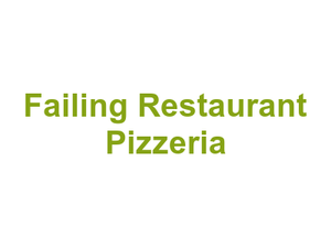 Failing Restaurant Pizzeria Logo