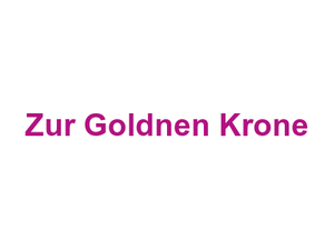 Zur Goldnen Krone Logo