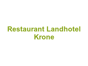 Restaurant Landhotel Krone Logo