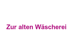Zur alten Wäscherei Logo