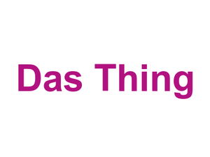 Das Thing Logo