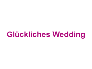 Glückliches Wedding Logo