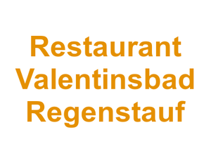Restaurant Valentinsbad Regenstauf Logo