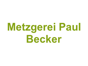 Metzgerei Paul Becker Logo