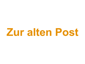 "Zur alten Post" Logo