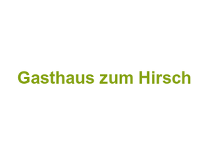 Gasthaus zum Hirsch Logo