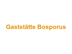 Gaststätte Bosporus Logo