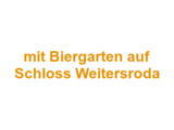 Kultkneipe "Simplicissimus" mit Biergarten auf Schloss Weitersroda Logo