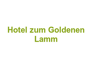 Hotel zum Goldenen Lamm Logo