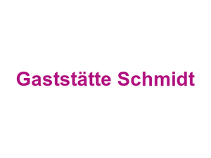 Gaststätte Schmidt Logo