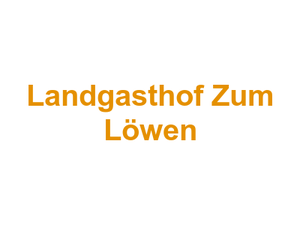 Landgasthof Zum Löwen Logo