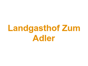 Landgasthof Zum Adler Logo