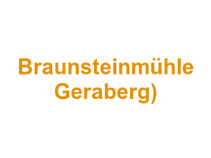 Mühlencafè (in der Braunsteinmühle Geraberg) Logo